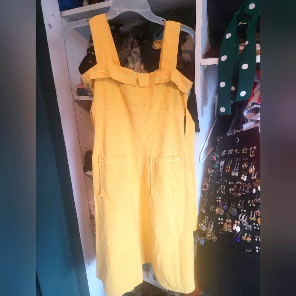 Yellow Sleeveless Dress